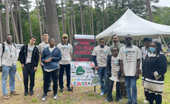 MP students who won the Massachusetts Envirothon Evergreen Award on May 21.