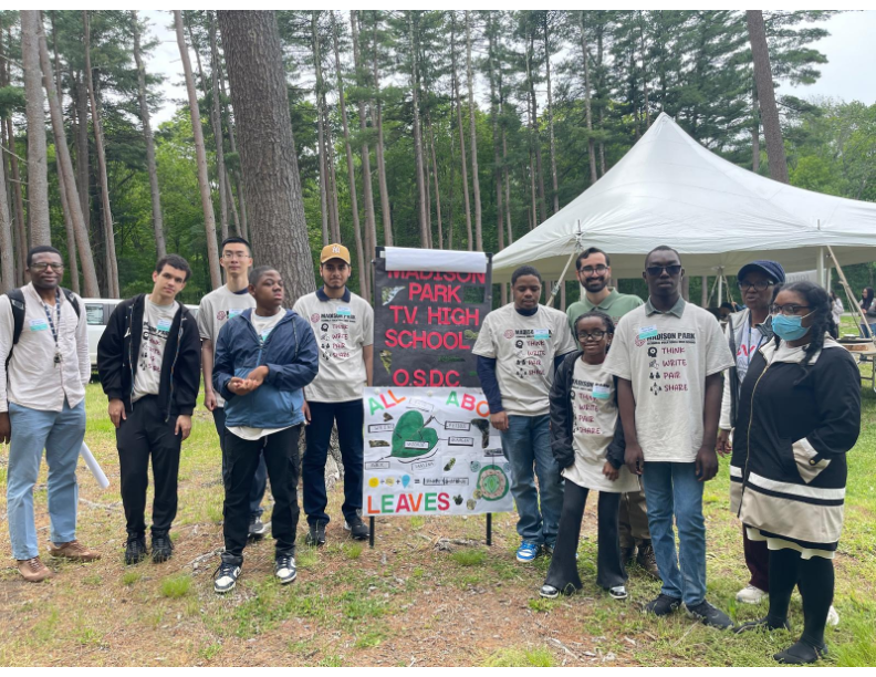 MP students who won the Massachusetts Envirothon Evergreen Award on May 21.
