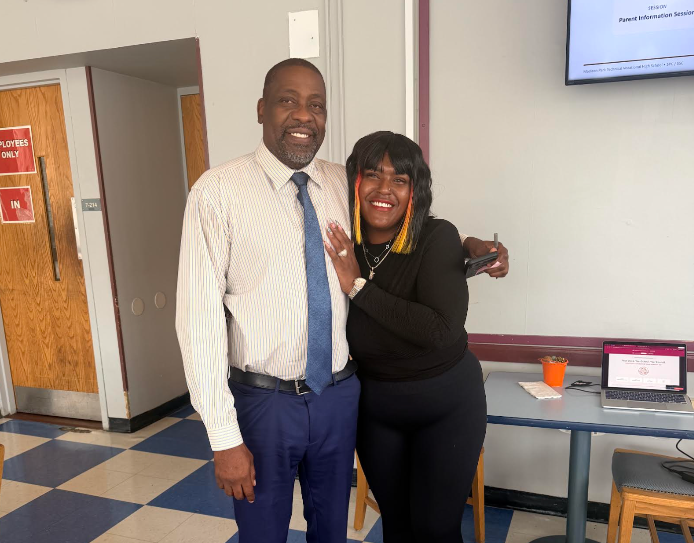 A heartfelt THANK YOU to all the families who attended this month's Cardinals & Coffee Hour at Madison Park Technical Vocational High School!